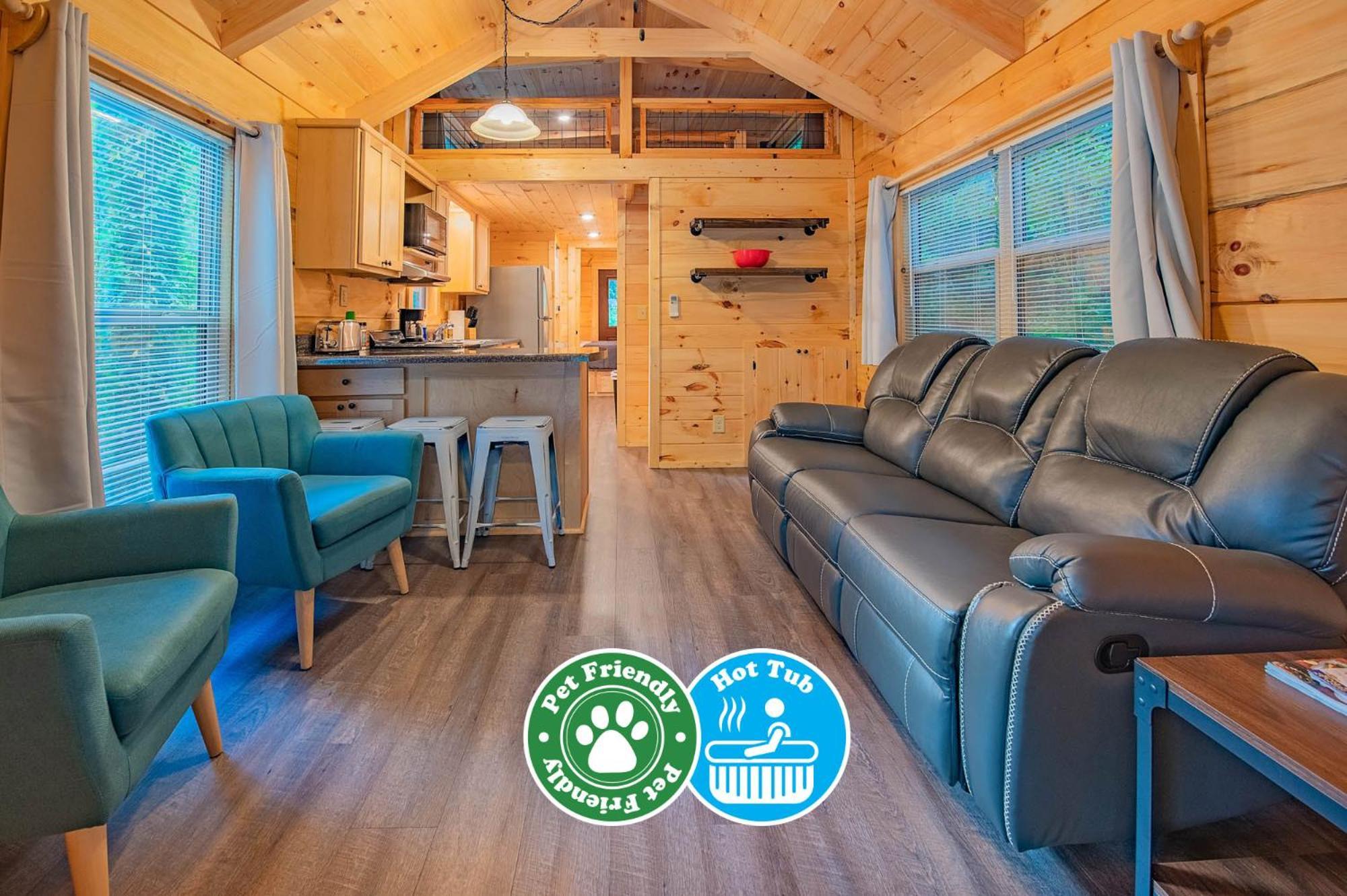 Ernie Cabin Wauhatchie Woodlands Tiny Cabin Chattanooga Buitenkant foto
